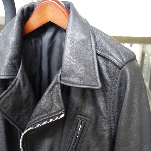 Rick Owens 2014 Stooges Heavy Calf Leather Jacket LCW - Picture 14 of 15